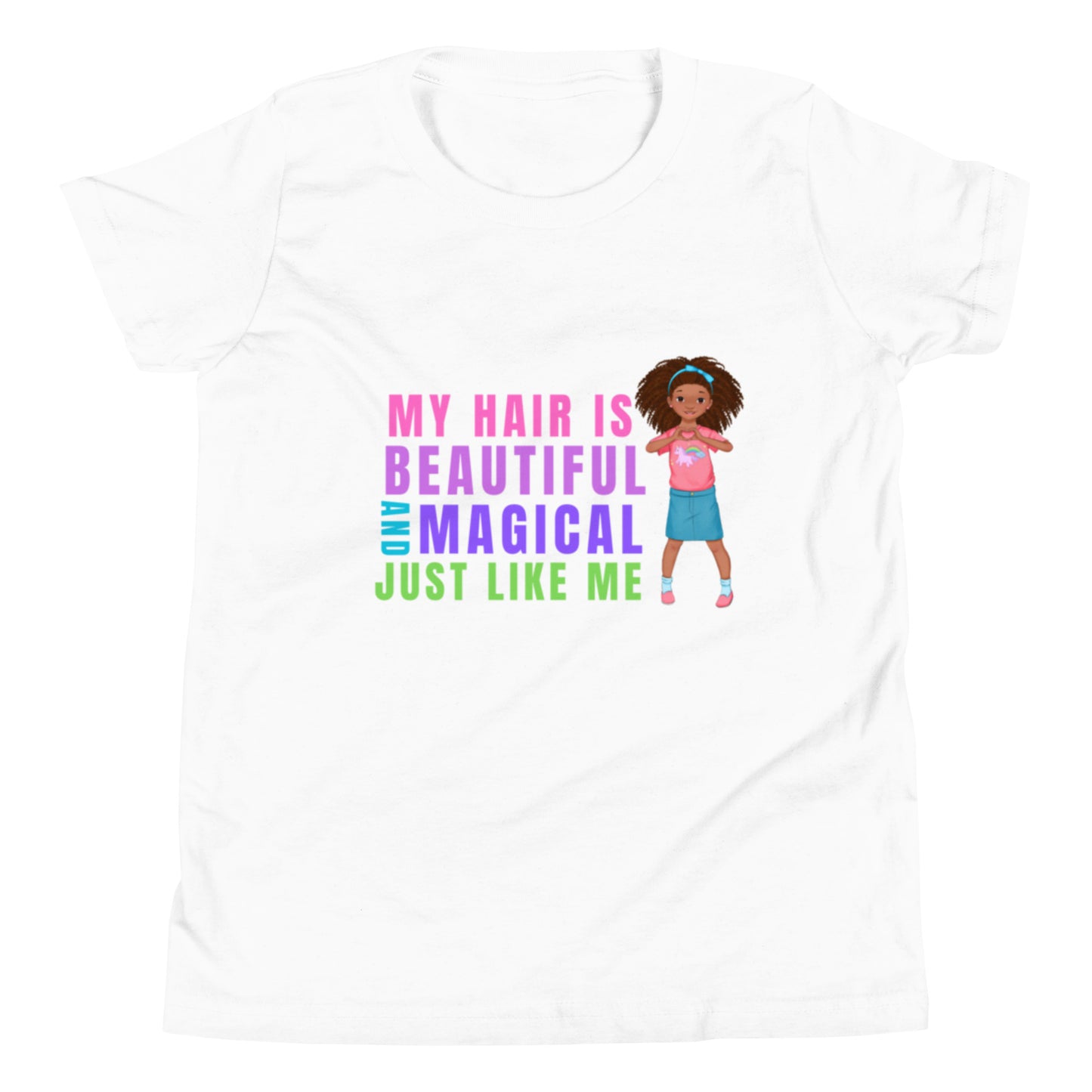 My Hair is Beautiful and Magical Just Like Me - Youth T-Shirt