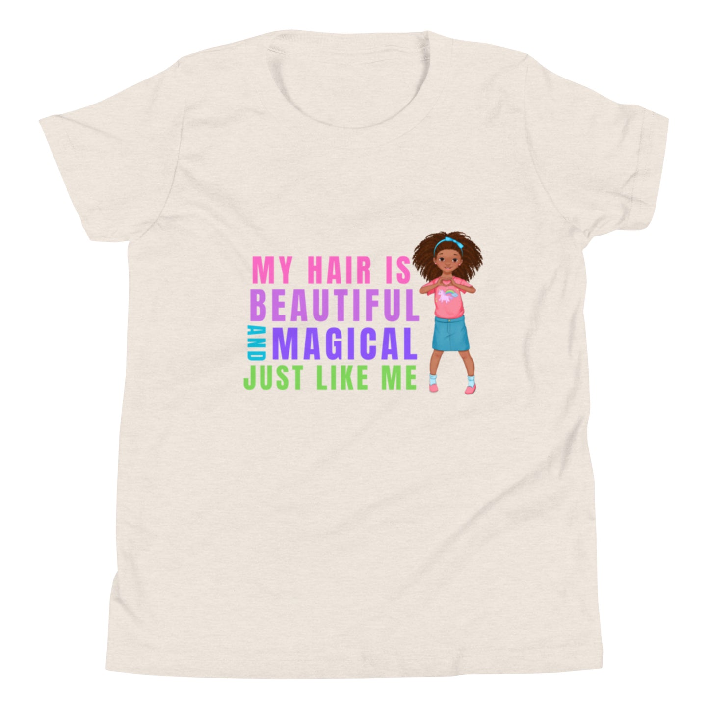 My Hair is Beautiful and Magical Just Like Me - Youth T-Shirt